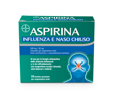 Aspirina influenza e naso chiuso